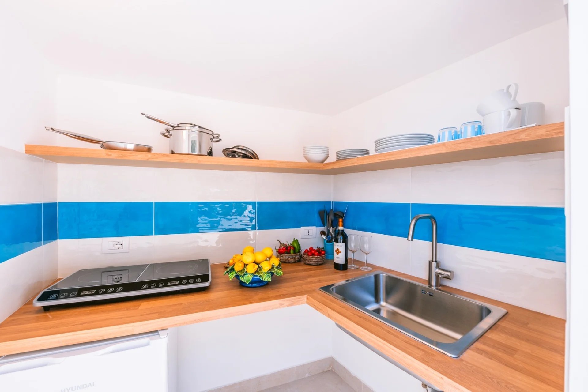 Cucina con vista panoramica